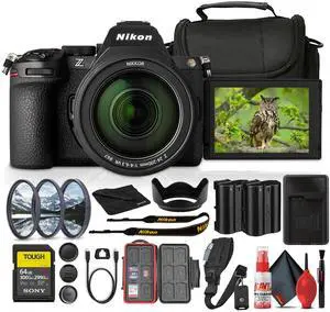 Nikon Z5 II Mirrorless Camera w/ 24-200mm Lens + 64GB Memory Card + More