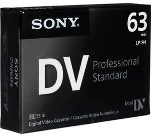 Sony DVM63PS MiniDV 63min Professional Standard - 5 Pack