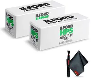 (2) Ilford HP5 Plus B&W Negative Film ISO 400 (120 Roll Film) + Cleaning Kit