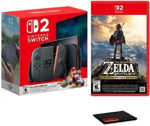 Nintendo Switch 2, Mario Kart World Bundle, TLOZ: Breath of the Wild, Bundle