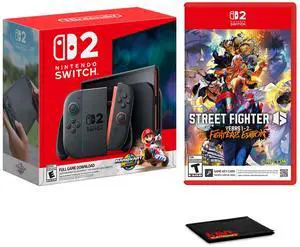 Nintendo Switch 2, Mario Kart World Bundle, STREET FIGHTER 6 Year 1-2, Bundle