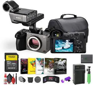 Sony FX2 Cinema Camera Kit w/ XLR Handle  Dual XLR Audio, Full-Frame 4K + More