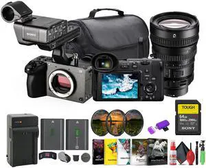 Sony FX2 Cinema Camera Kit w/ XLR Handle  Dual XLR Audio, Full-Frame 4K + More
