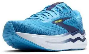 Brooks Mens Ghost Max 2 Neutral Running & Walking Shoe - Bonnie Blue/Blue Ribbon/Yellow - 13 Medium