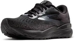 Brooks Women's Ghost 16 GTX Waterproof Neutral Running Shoe - Black/Black/Ebony - 8.5 Medium