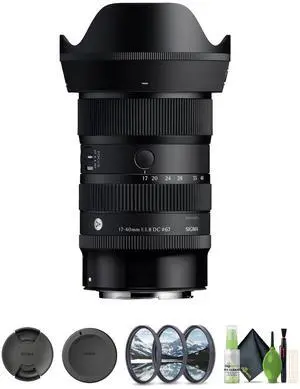 Sigma 17-40mm f/1.8 DC Art Lens (Canon RF) Bundle 2