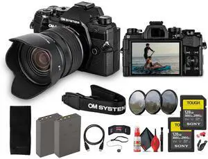 OM SYSTEM OM-5 Mirrorless Camera with 12-45mm f/4 PRO Lens Bundle