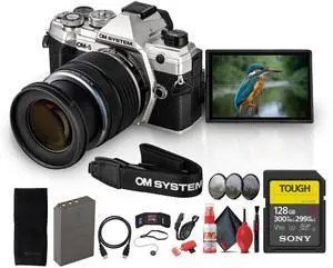 OM SYSTEM OM-5 Mirrorless Camera with 12-45mm f/4 PRO Lens Bundle