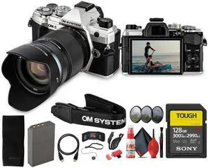 OM SYSTEM OM-5 Mirrorless Camera with 14-150mm f/4-5.6 II Lens Bundle