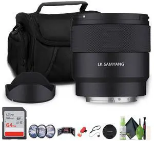 Samyang AF 16mm f/2.8 P FE Lens (Sony E), 64GB ExtremePRO UHS-I SDXC Memory Card