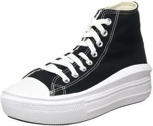 Converse Women's Basketball Running Shoe, Black Natural Ivory White, 9