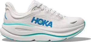 Hoka Men's Bondi 9 Sneaker, White Blue, 12