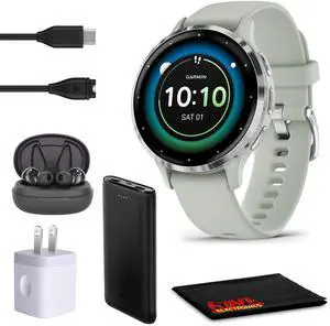 Garmin Venu 3S Advanced Fitness & Health Tracker Smart Watch - Sage Gray Case