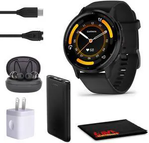 Garmin Venu 3 Advanced Fitness And Health Tracker Smart Watch -  Black