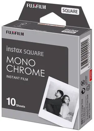 FUJIFILM Instax Square Monochrome Film - 10 Exposures