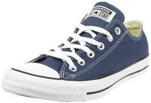 Converse Unisex Chuck Taylor All Star Low Top Navy Sneakers - 9.5 B(M) US Women / 7.5 D(M) US Men
