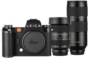Leica SL3 Mirrorless Camera with 24-70mm and 70-200mm Lenses Kit