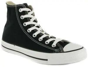 Converse Chuck Taylor All Star Core Hi, Monochrome Black, Men's 9.5, Women's 11.5 Medium