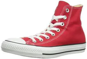 Chuck Taylor All Star Canvas High Top, Red, 7.5