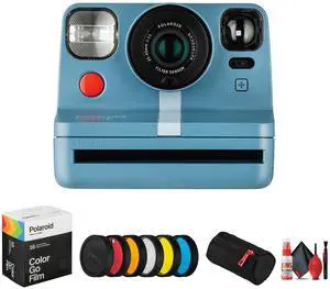 Polaroid Now+ i-Type Instant Camera (Blue) Bundle