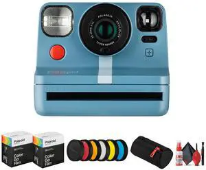 Polaroid Now+ i-Type Instant Camera (Blue) Bundle