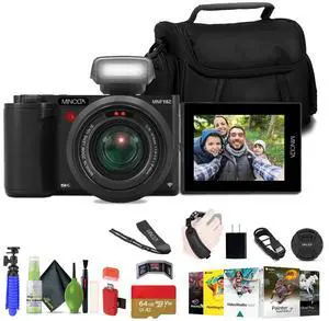 Minolta 72MP Camera w/10x Optical Zoom, Black