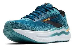 Brooks Mens Ghost Max 2 Neutral Running & Walking Shoe - Moroccan Blue/Aqua/Orange Pop - 10.5 Medium
