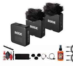 Rode Wireless GO III 2-Person Compact Digital Wireless Microphone System/Recorder + More