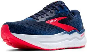 Brooks Womens Ghost Max 2 Neutral Running & Walking Shoe - Peacoat/True Blue/Diva Pink - 7 Medium