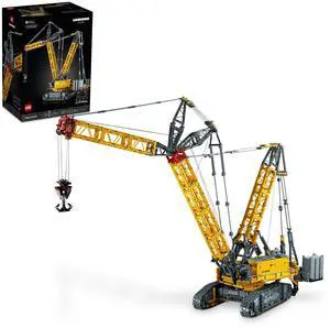 LEGO Technic Liebherr Crawler Crane LR 13000 Model Kit - Bedroom or Office Decor for Adults, Ages 18+ - Building Blocks for Adults to Display - Gift Ideas - 42146