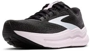 Brooks Womens Ghost Max 2 Neutral Running & Walking Shoe - Black/White/Orchid Ice - 7 Medium