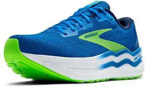 Brooks Mens Ghost Max 2 Neutral Running & Walking Shoe - Dutch Blue/Green Gecko/Peacoat - 8.5 Medium