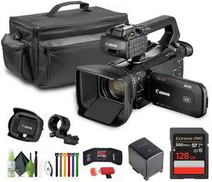 Canon XA75 PAL 4K UHD / 25p Camcorder + + 128GB Memory Card
