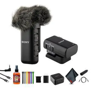 Sony ECM-W3S Wireless Microphone System with Multi Interface Shoe | XLR Cable | More