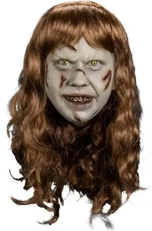 Trick Or Treat Studios The Exorcist Regan Deluxe Injection Molded Plastic Mask