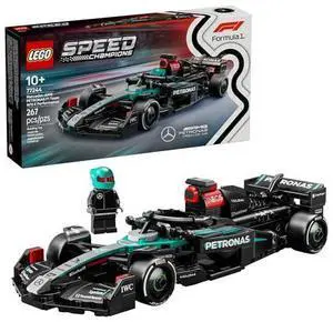LEGO Speed Champions Mercedes-AMG F1 W15 Race Car Toy - Building Set for Kids, Boys & Girls, Ages 10+ - Toy Car for F1 Fans - Gift Idea for Birthday - 77244