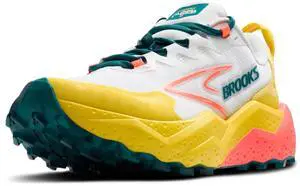 Brooks Womens Caldera 8 Ultra Trail Running Shoe - Almond Peach/Falcon/Coconut - 7.5 Medium Brooks Womens Caldera 8 Ultra Trail Running Shoe - Almond Peach/Falcon/Coconut - 7.5 Medium