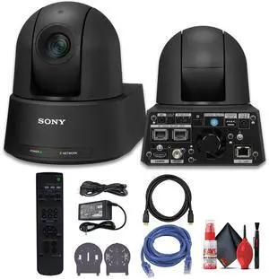 Sony SRG-A40 4K PTZ Camera with Built-In AI and 30x/40x Clear Image Zoom (Black)