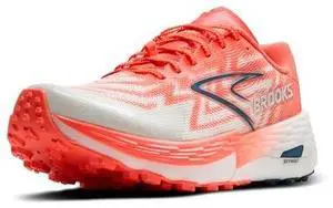 Brooks Women's Catamount 4 Speed Trail Running Shoe - Bit of Blue/Flame/Legion Blue - 6.5 Medium