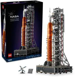LEGO Icons NASA Artemis Space Launch System - DIY Rocket Model Building Set for Adults, Ages 18+ - Gifts for Birthdays - Unique Bedroom Decoration for Space & NASA Lovers - 10341