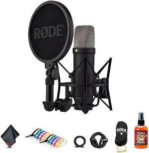 RODE NT1 5th Gen Large-Diaphragm Cardioid Condenser Microphone | XLR/USB Hybrid Mic + More