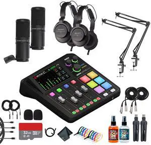 RODECaster Duo Integrated Audio Production Studio | Dual USB Interface & Bluetooth + More