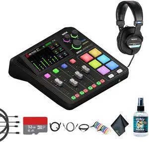 RODECaster Duo Integrated Audio Production Studio | Dual USB Interface & Bluetooth + More