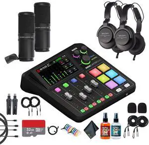 RODECaster Duo Integrated Audio Production Studio | Dual USB Interface & Bluetooth + More