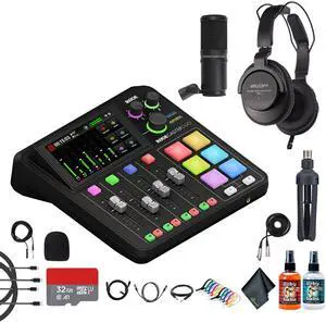 RODECaster Duo Integrated Audio Production Studio | Dual USB Interface & Bluetooth + More