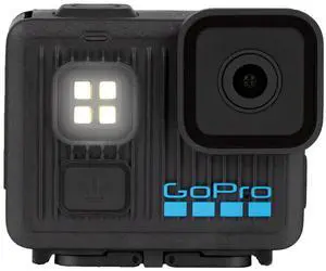 GoPro LIT Hero - Lightweight, Compact, Waterproof Action Camera with Built-in Light, 4K60 Ultra HD Video, 12MP Photo, Touch Screen, HyperSmooth Stabilization