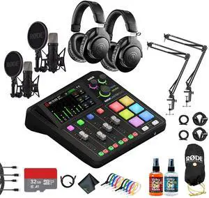 RODECaster Duo Integrated Audio Production Studio | Dual USB Interface & Bluetooth + More