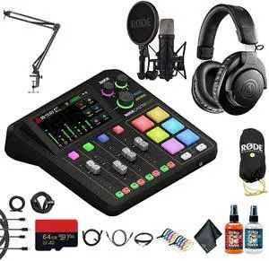 RODECaster Duo Integrated Audio Production Studio | Dual USB Interface & Bluetooth + More