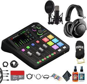 RODECaster Duo Integrated Audio Production Studio | Dual USB Interface & Bluetooth + More