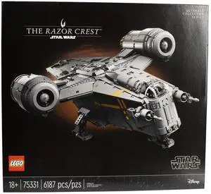 LEGO Star Wars The Razor Crest UCS Set, Ultimate Collectors Series Starship Model Kit for Adults, Large Iconic The Mandalorian Memorabilia Collectable, 75331